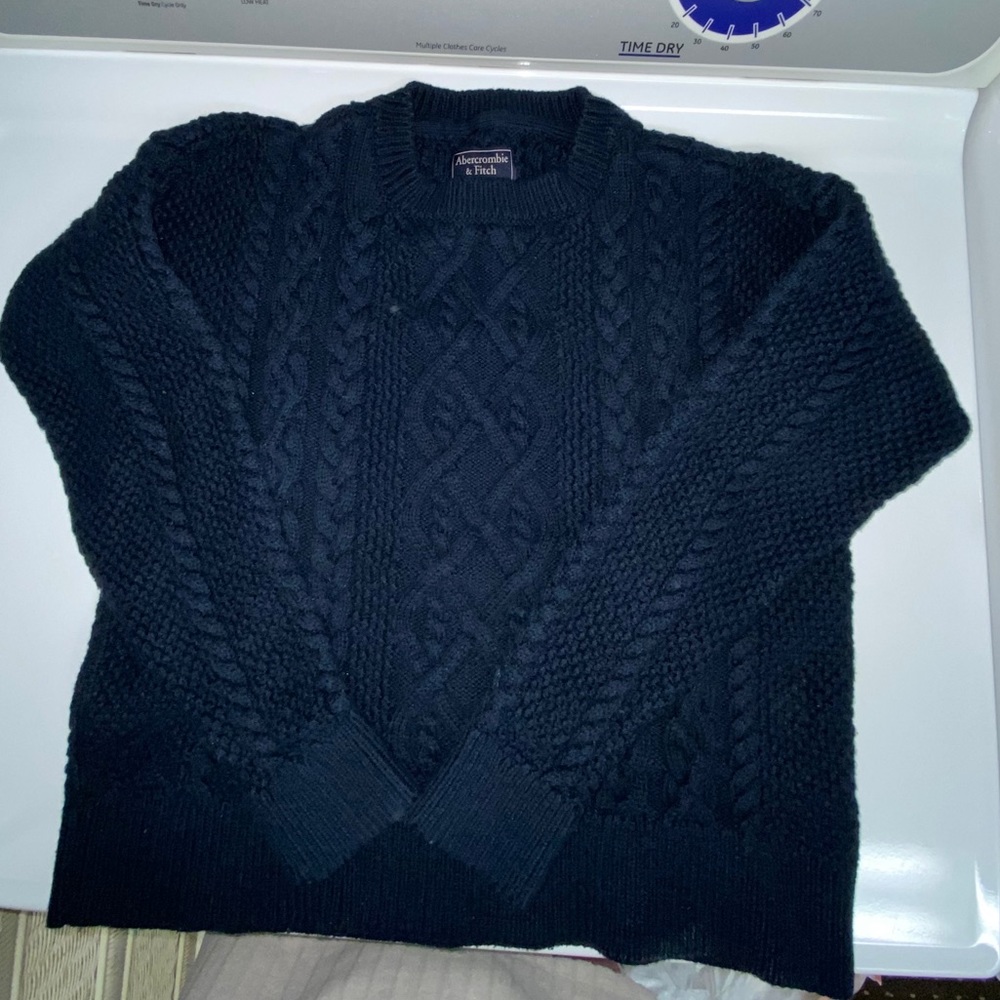 Navy Blue Abercrombie and Fitch Sweater